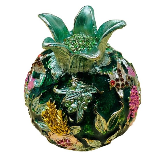 Jewelry Box Pineapple Collectible Figurines Multicolored 3" to 4" inches - Picture 1 of 8